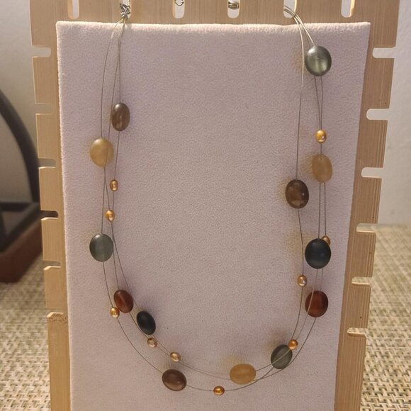 Red Envelope Exclusive Sterling Silver Beaded Necklace - Picture 2 of 7